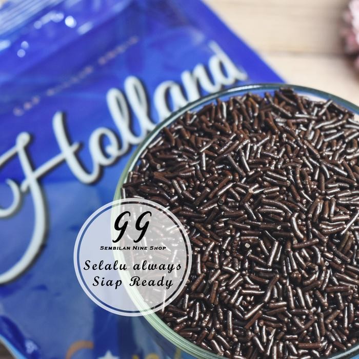instanGasPoll- Meses Holland 250 Gram Meises Holand Chocorice Cokelat Butir Kincir Angin Coklat