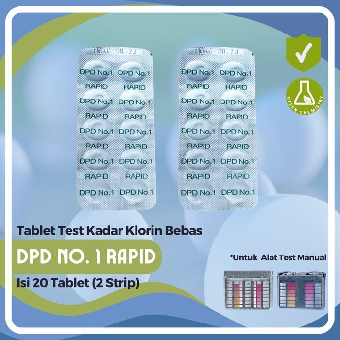 av4b- Refill Pool Test Kit Chlorine Lovibond Dpd No.1 Rapid 20 Tablet