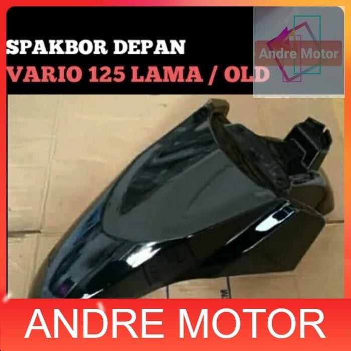 Spakbor Depan Vario 125 Old - Lama / Cover Body Motor Hitam / Geronimo