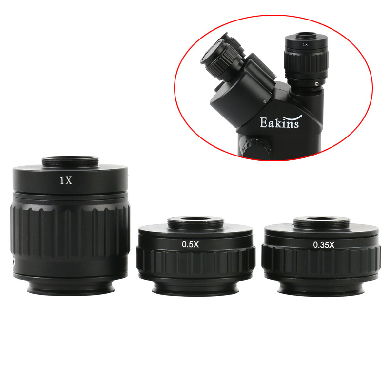 1X 0.35X 0.5X C mount Lens Adapter Focus Adjustable Camera Installation C mount Adapter to New Type 