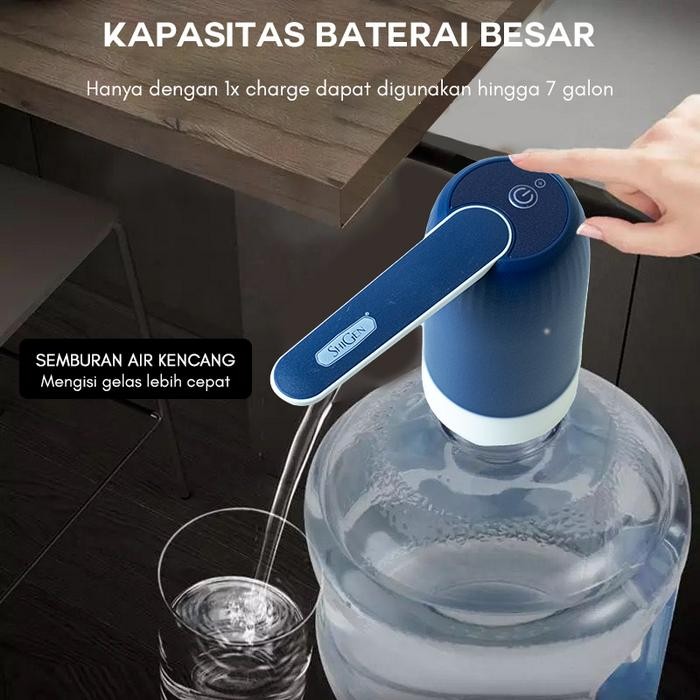 HariPromo- Shigen Pompa Galon Elektrik Automatic Hydropump Sg-881