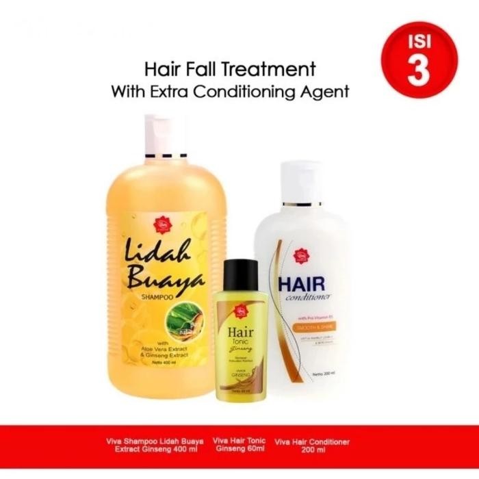 BelanjaDaily- Promo Viva Paket Perawatan Rambut Rontok - Paket Hair Fall Treatment With Extra