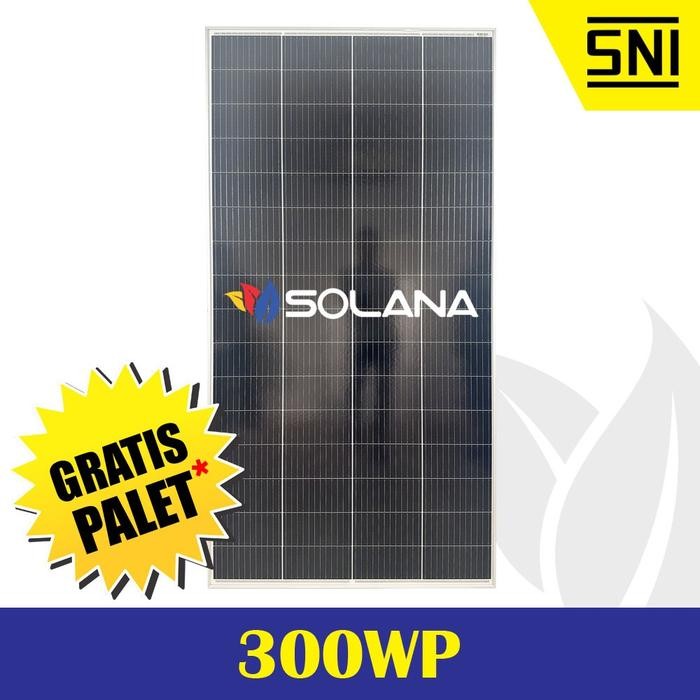 SOLANA SOLAR CELL/PANEL SURYA/SOLAR PANEL MONOCRYSTALLINE 24V 300WP
