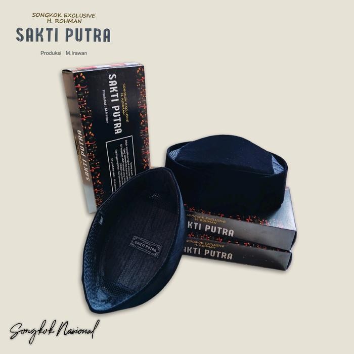 SIAPKIRIM Peci songkok susun ac beludru hitam halus tinggi 6 7 8 9cm peci motif susun songkok motif