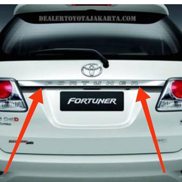 Menarik List Trunklid List Pintu Bagasi Grand Fortuner 2012-2015 Original Terlariss 