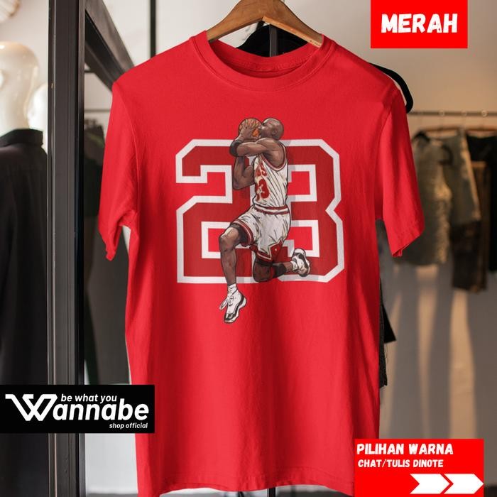 KAOS BASKET MICHAEL JORDAN 23 BULLS SIZE S - 7XL BIGSIZE JUMBO & KAOS ANAK PREMIUM new