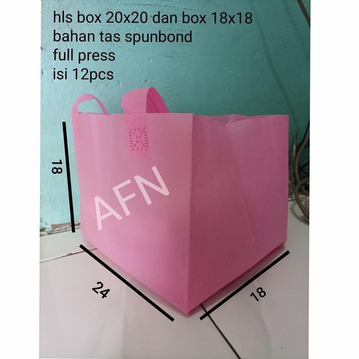 TAS HLS 20X20 TAS SPUNBOND TAS HAJATAN TAS BOX NASI TAS BESEK