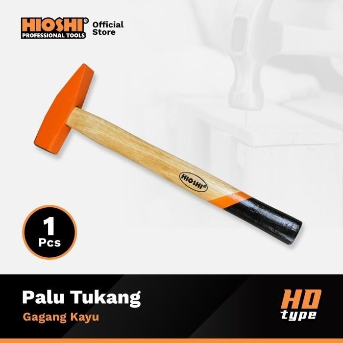 TokoBSA- Hioshi/Palu Tukang/Martil/Petil/Kaca/Kecil/Machinist Hammer/Gagang Kayu 100 200 300