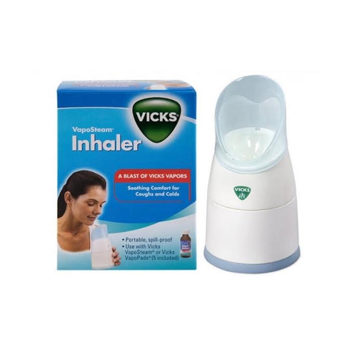 Ready Vicks Vapo Steam Inhaler Alat Steam Uap tanpa Listrik membantu melancarkan pernapasan