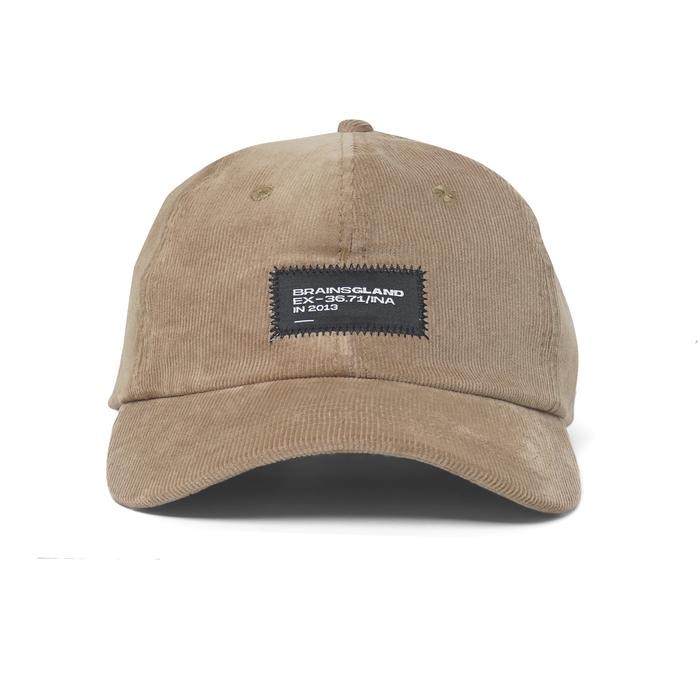 aayk- Polo Caps Corduroy Label Lightbrwon Brainsgland