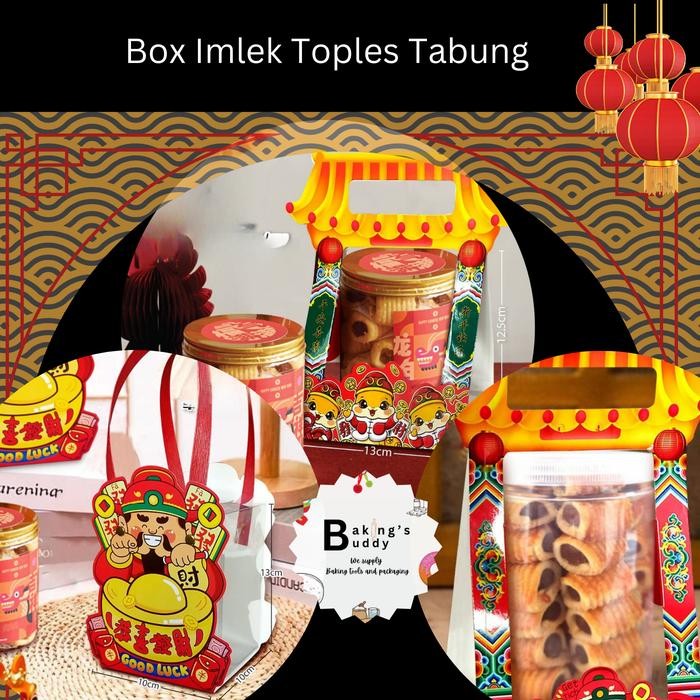 Box Kotak Imlek Toples Tabung Toples Jar