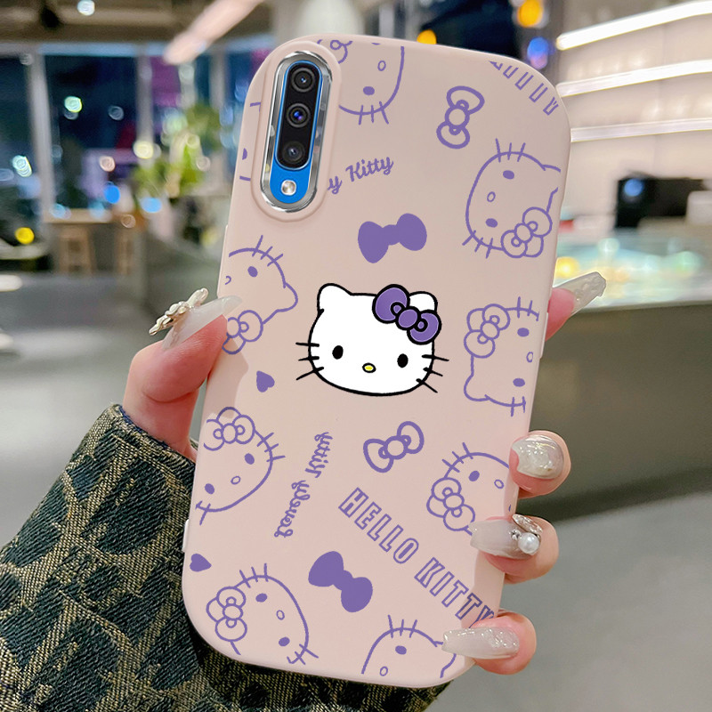 Casing Hp Untuk Samsung Galaxy A50 A50s A30s Case Casing Gambar kartun HP Kasing bulat gemuk Cesing 