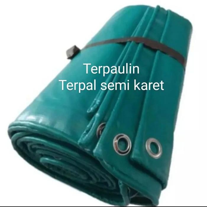 Terpal Terpaulin semi karet 4x6 atau 4 x 6 meter