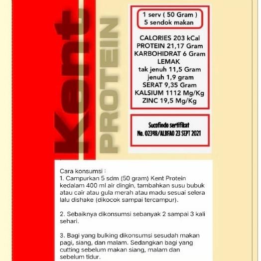 Eat77- Bubuk Kedelai Murni Kent Protein