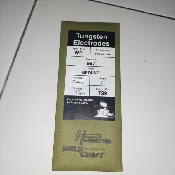 KAWAT LAS TUNGSTEN 2.4MM /TIG ALUMUNIUM JARUM ARGON