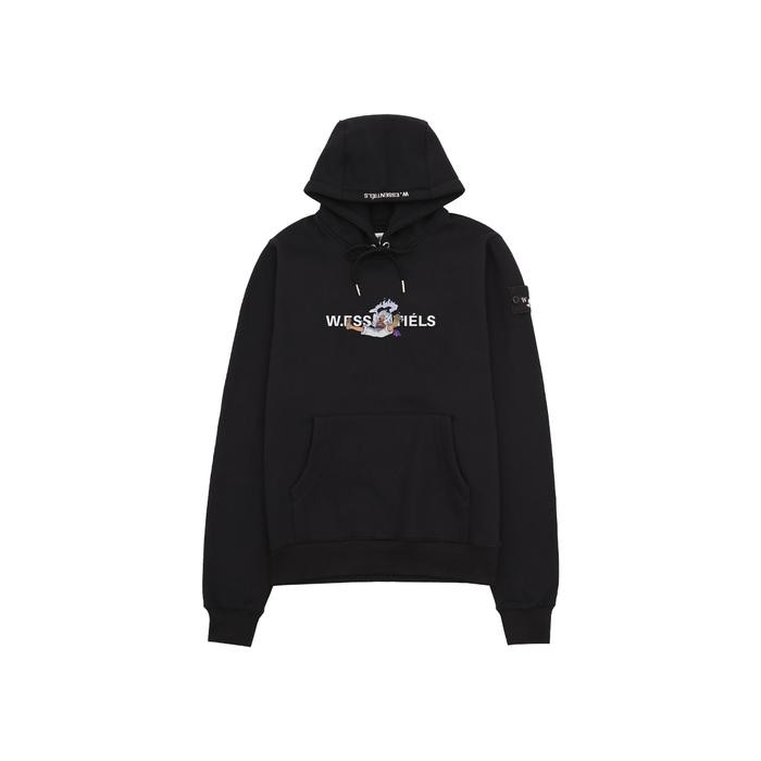 SALE W.Essentiels x One Piece Sun God Nika Oversize Hoodie Noir Black