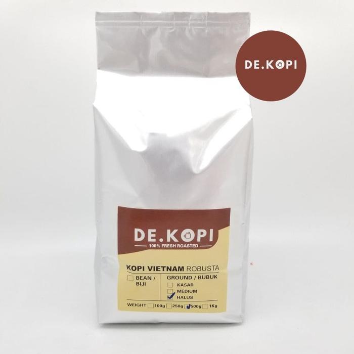 KOPI BUBUK VIETNAM ROBUSTA 500 GR RASA AROMA TERBAIK SANGRAI FRESH TOP