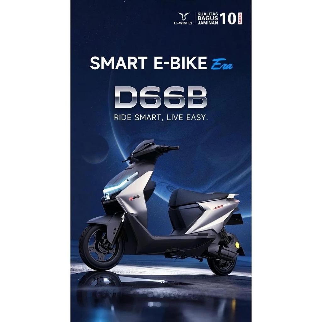Promo SUBSIDI POLYTRON Fox R Sepeda Motor Listrik - OTR luar Jabodetabek - Midnight Black Keren