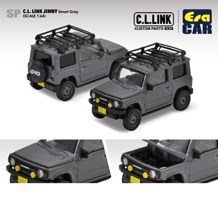 1/64 Era Car Suzuki Jimny C. L. Link Grey Terbaru 