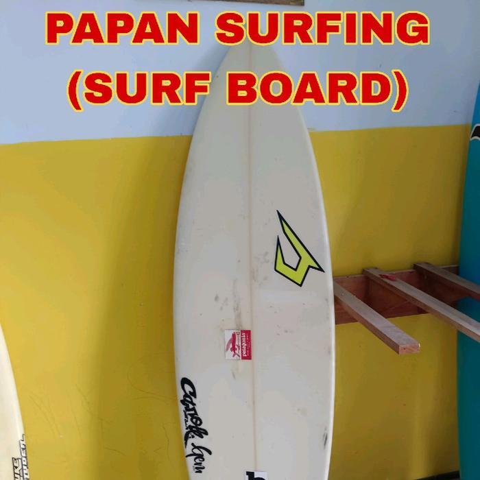 PAPAN SELANCAR BEKAS SECOND ADULT FOAM SEA SURF SURFING BOARD SURFBOARD DEWASA 3 TIGA FIN FINS