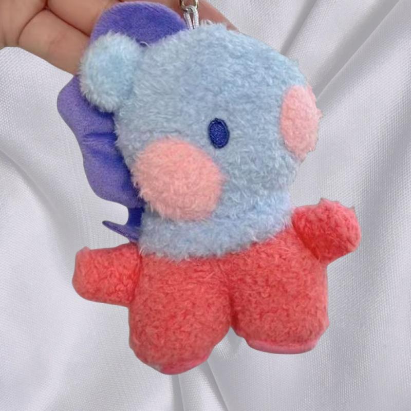 Anime Cartoon Chimmy Cooky Bt21 Plush Toy Y2K Creative cute Plush Doll Keychain School Bag Pendant