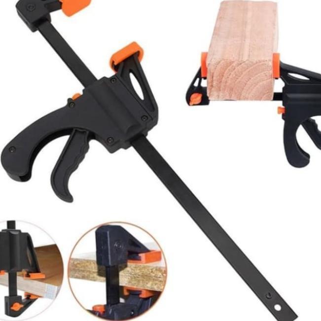 NEW SLIM catok f clamp 6" / mini quick clamp 6inch / ratchet bar release