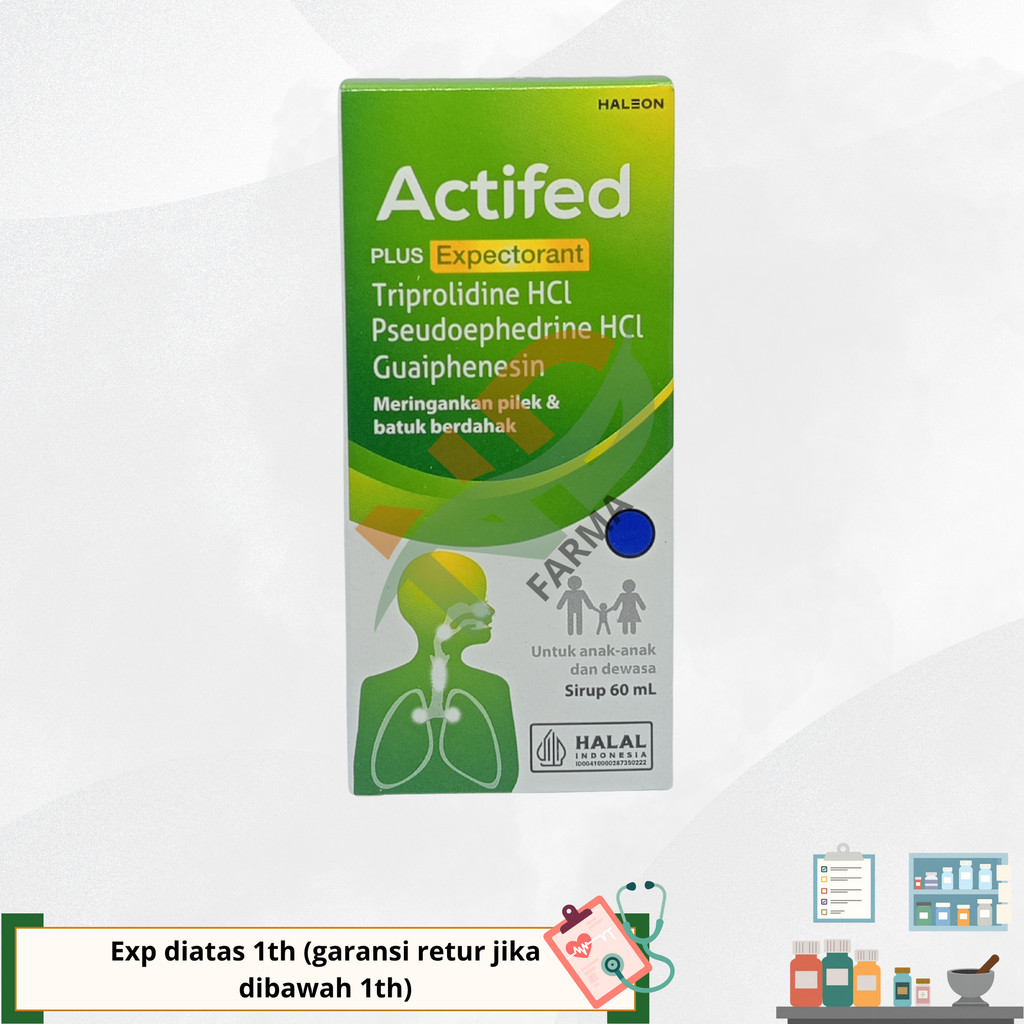 GSK ACTIFED PLUS EXPECT (HIJAU) - BTL