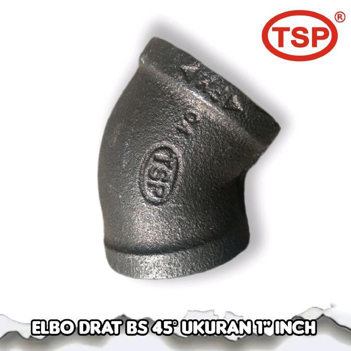 TSP ELBO DRAT BS 45 UKURAN 1" INCH MERK TSP KUALITAS TERBAIK UNTUK PROYEK ANDA