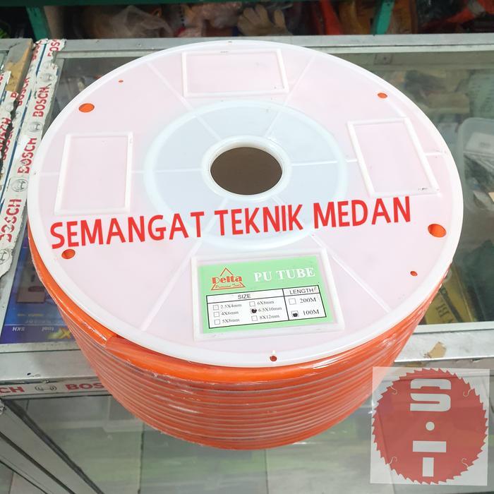 SELANG ANGIN PU KOMPRESOR ANGIN HOSE PU 10 mm 10mm x 6,5 mm 6.5mm