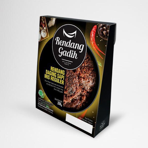 Asli Rendang Daging Sapi Iris - Rendang Gadih - Spicy Diskon