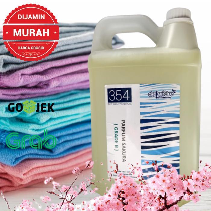 Official Pewangi Laundry 5 Liter Grade B / Parfum Laundry Aroma Sakura Original