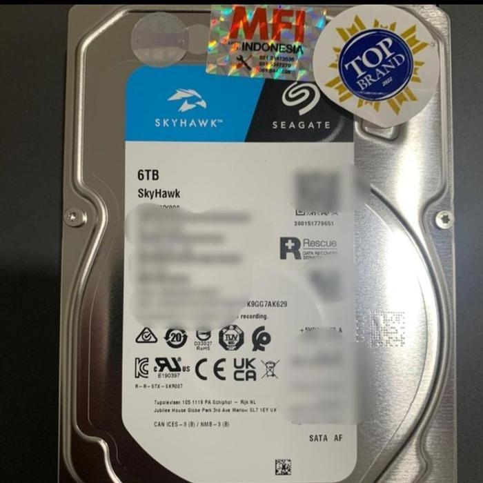 HDD 6TB Skyhawk MFI GARANSI RESMI