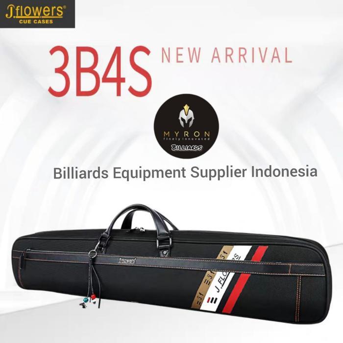 Tas Billiard JFlowers 3B4S~JFlowers Cue Case Butterfly~Soft Case