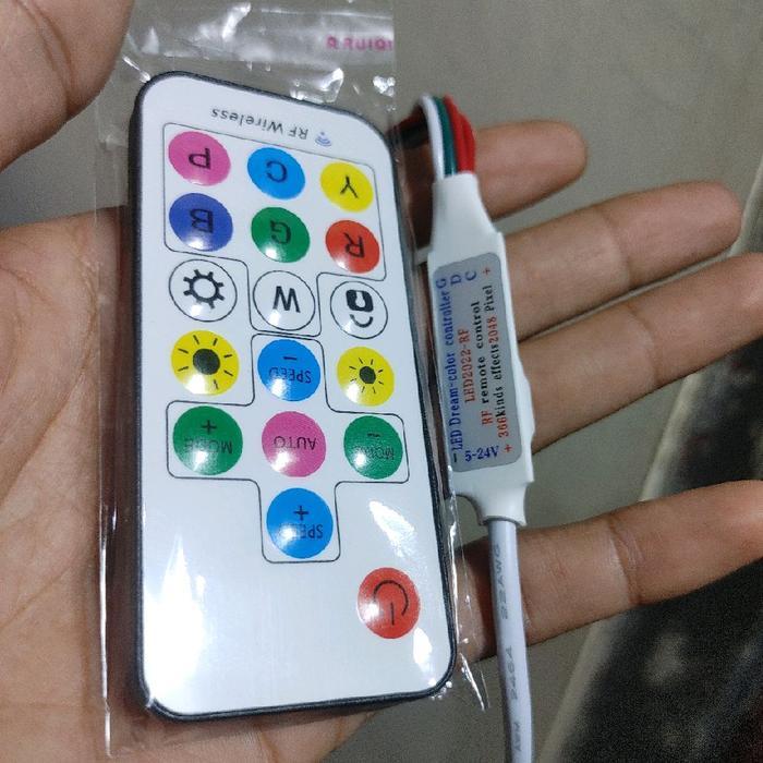 MODUL PLUS REMOTE CONTROLLER LAMPU LED WS2811
