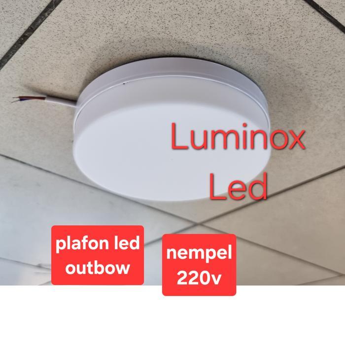 LAMPU TERAS PLAFON LED 18WATT 18W / CEILING LAMP BULAT NEMPEL 18 WATT
