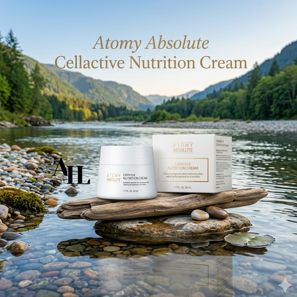 Atomy Absolute CellActive Nutrisi Cream 50ml| Cream Anti Aging Mengencangkan Kerutan | Krim Wajah da
