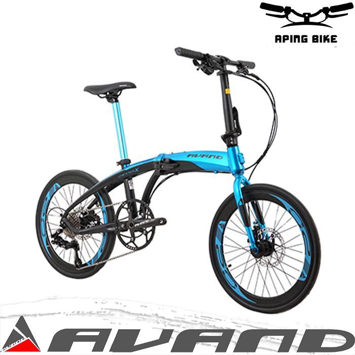 Sepeda Avand Chester X 20 Sepeda Lipat Dewasa Folding Bike 20 Inch - BL-BK
