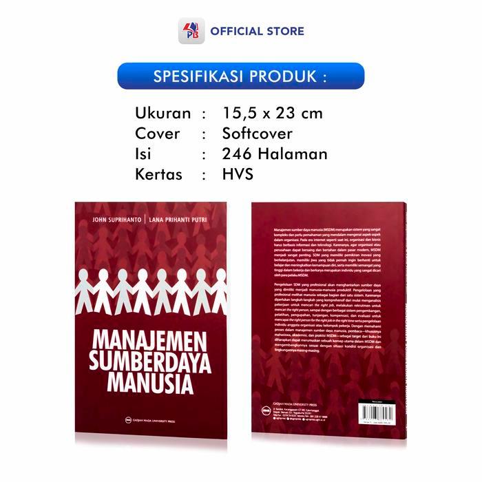 Buku Manajemen Sumberdaya Manusia / John Suprihanto UGM Press / UGM PRESS -UGMP - UGMP
