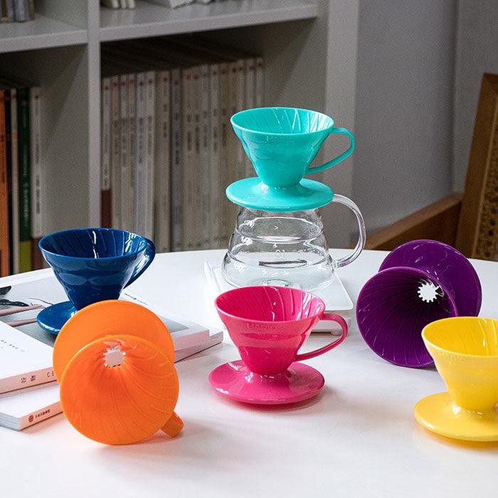 

HARIO - ALAT SEDUH SARINGAN KOPI V60 COFFEE DRIPPER NAVY BLUE VD-01NV-50W-CEX