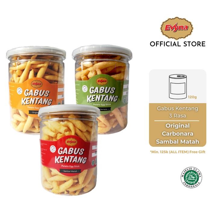 

PAKET EVYNA TELUR GABUS KENTANG 3 RASA