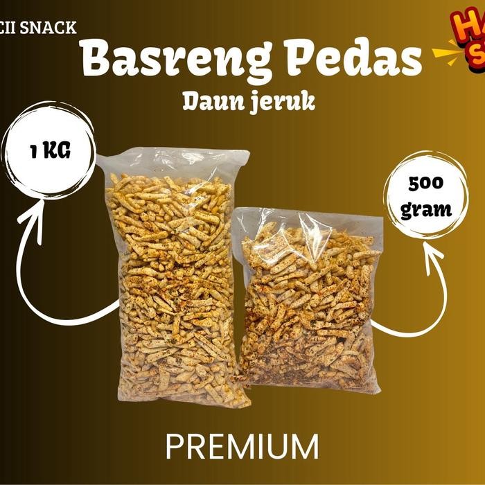 

( ALPACI SNACK) BASRENG PREMIUM PEDAS DAUN JERUK