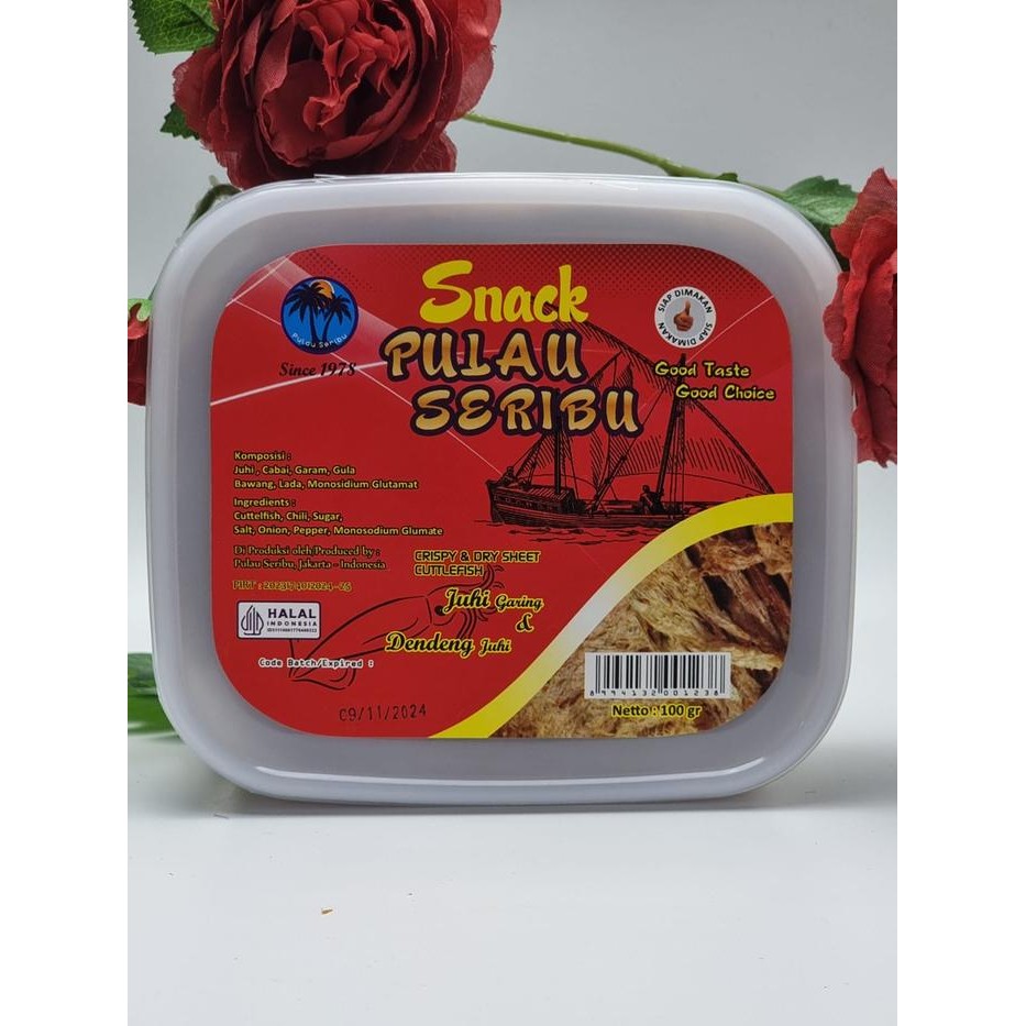 

KERIPIK SNACK JUHI PULAU SERIBU MAKANAN RINGAN CUMI KERING