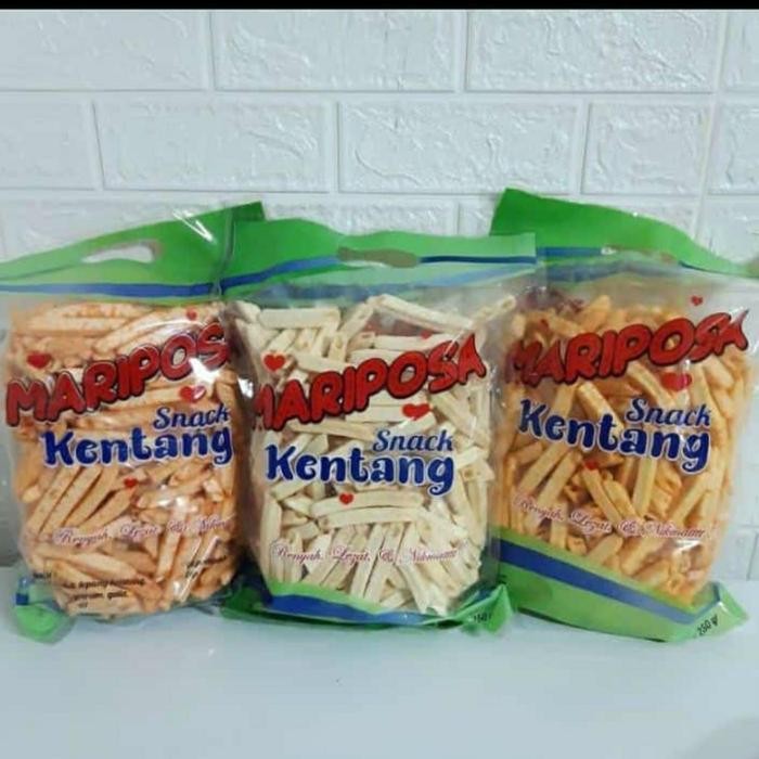 

STIK/KERIPIK KENTANG MARIPOSA 1 DUS