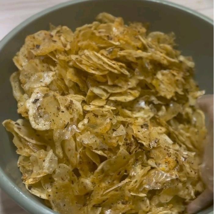 

PAKET BUNDLING ELOD KRIPCA DENGAN AROMA DAUN JERUK 150G KERIPIK KACA CEMILAN 2PCS