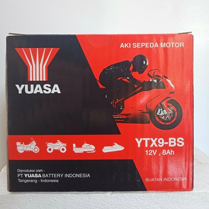 Aki Yuasa Ytx9-Bs Mf Aki Motor Ninja 250 Cc