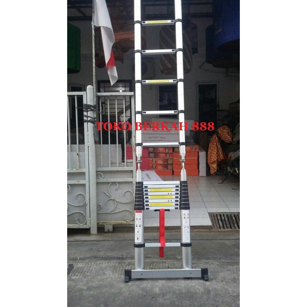 Tangga Teleskopik 5,6 Meter Multi, Tangga Double Lipat Merk Livei