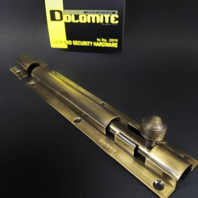 Grendel Selot Antik Brass Dolomite 6"