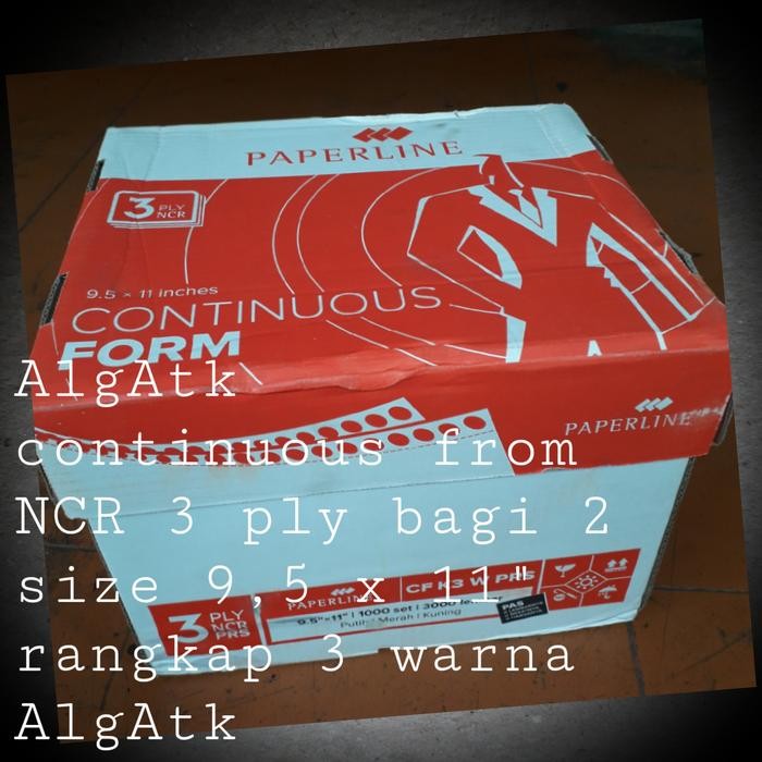 

NEW PRODUK KERTAS CONTINUOUS FORM. NCR 3 PLY. PRS / : 2. WARUNG ARA67