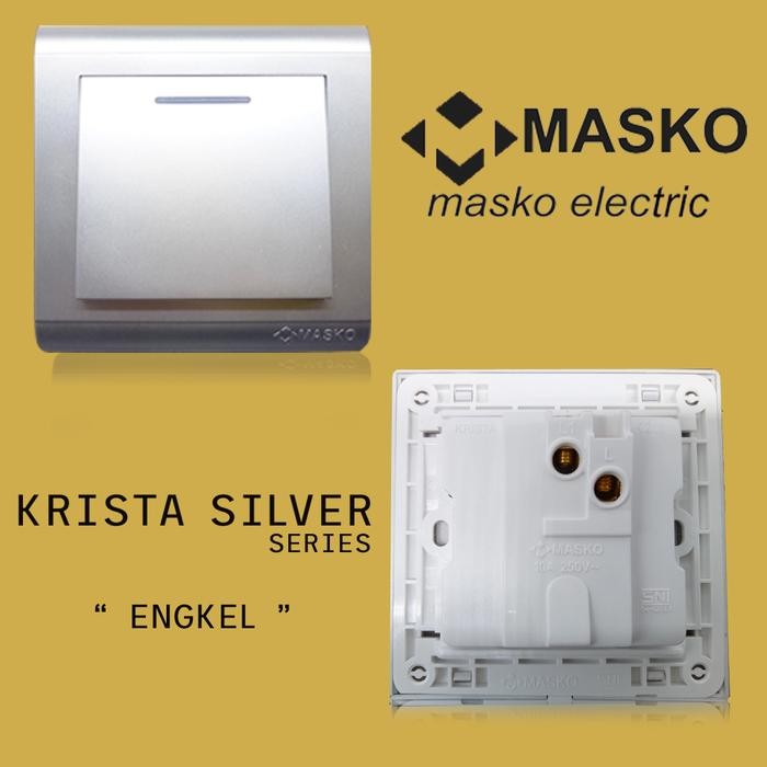 Bestbuy04 Masko Ib Saklar Engkel Silver K-Sv 211 Krista Tunggal Single Sni