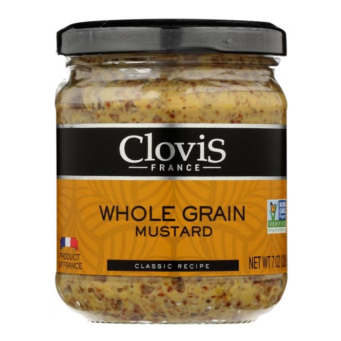 

Pilihan- Clovis France Whole Grain Reims Mustard 200 Gr Saus Mastard Gandum